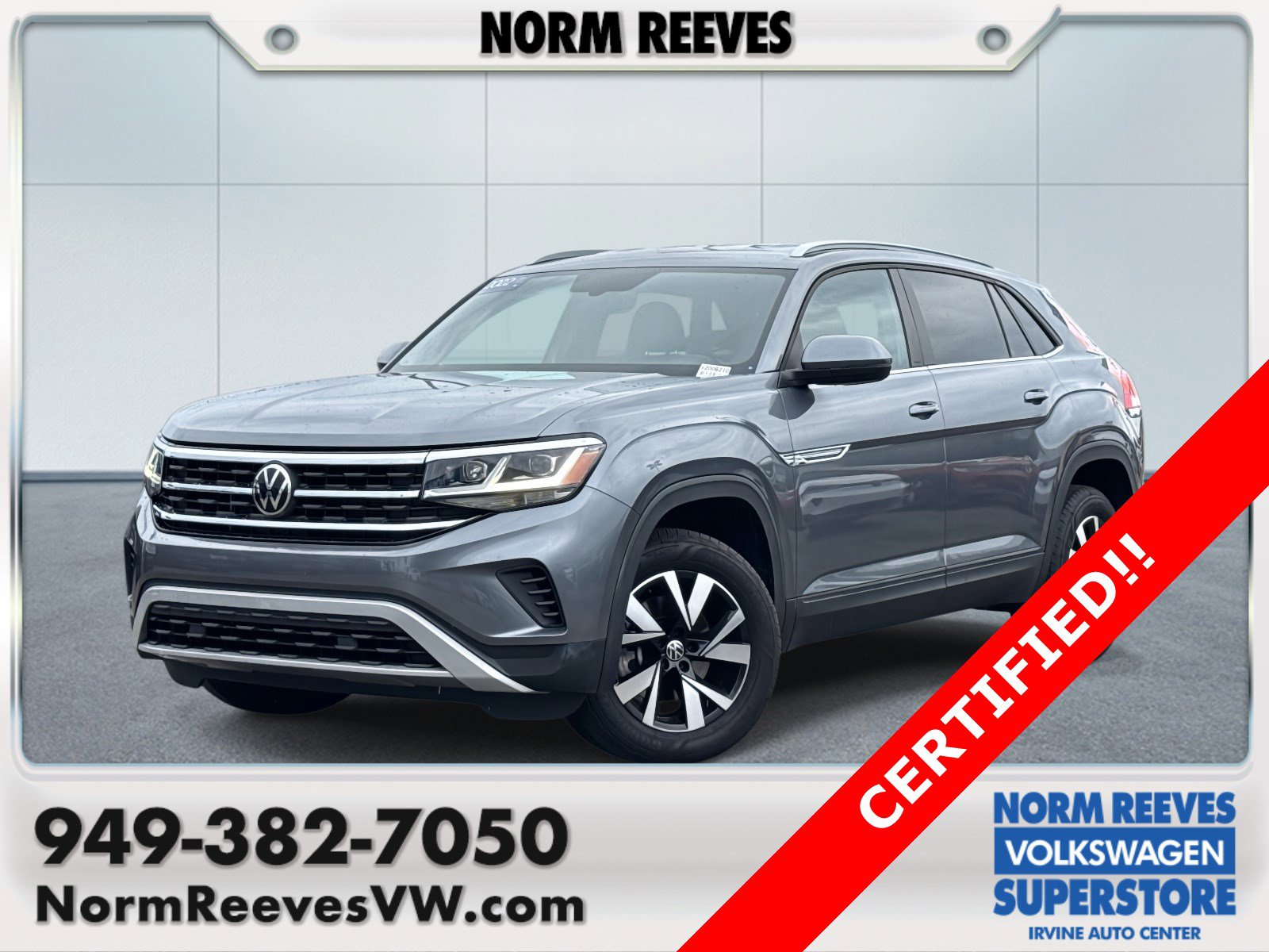 Certified 2022 Volkswagen Atlas Cross Sport SE image 1