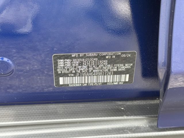 Certified 2024 Subaru WRX Premium AWD/4WD image 30