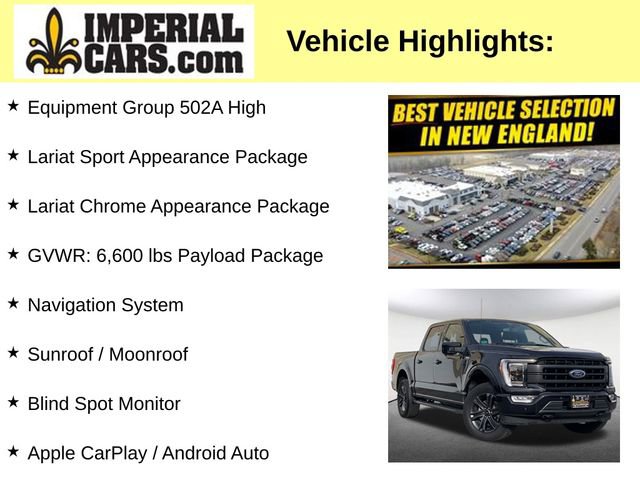 Used 2022 Ford F150 Lariat w/ Equipment Group 502A High image 7