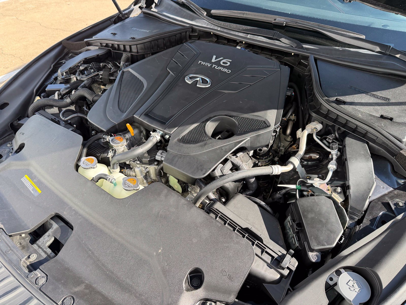 Used 2024 INFINITI Q50 Red Sport 400 w/ Black Opal Edition RWD image 41