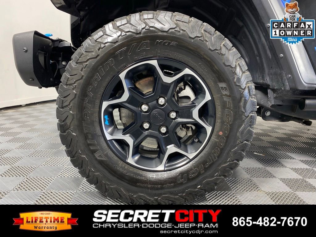 Used 2022 Jeep Wrangler Unlimited Rubicon 4xe w/ Steel Bumper Group AWD/4WD image 9