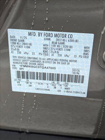 New 2026 Ford Explorer ST w/ Sun And Sound Package AWD/4WD image 16