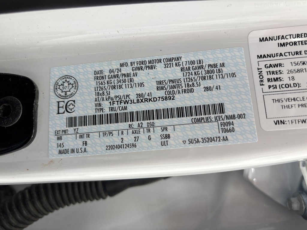 Used 2024 Ford F150 XLT w/ XLT Black Appearance Package image 26