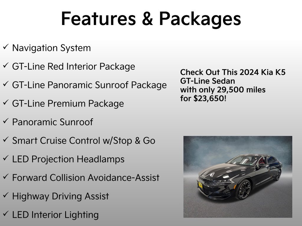 Certified 2024 Kia K5 GT-Line AWD/4WD image 4