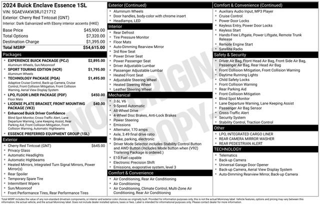 Used 2024 Buick Enclave Essence w/ Experience Buick Package image 5