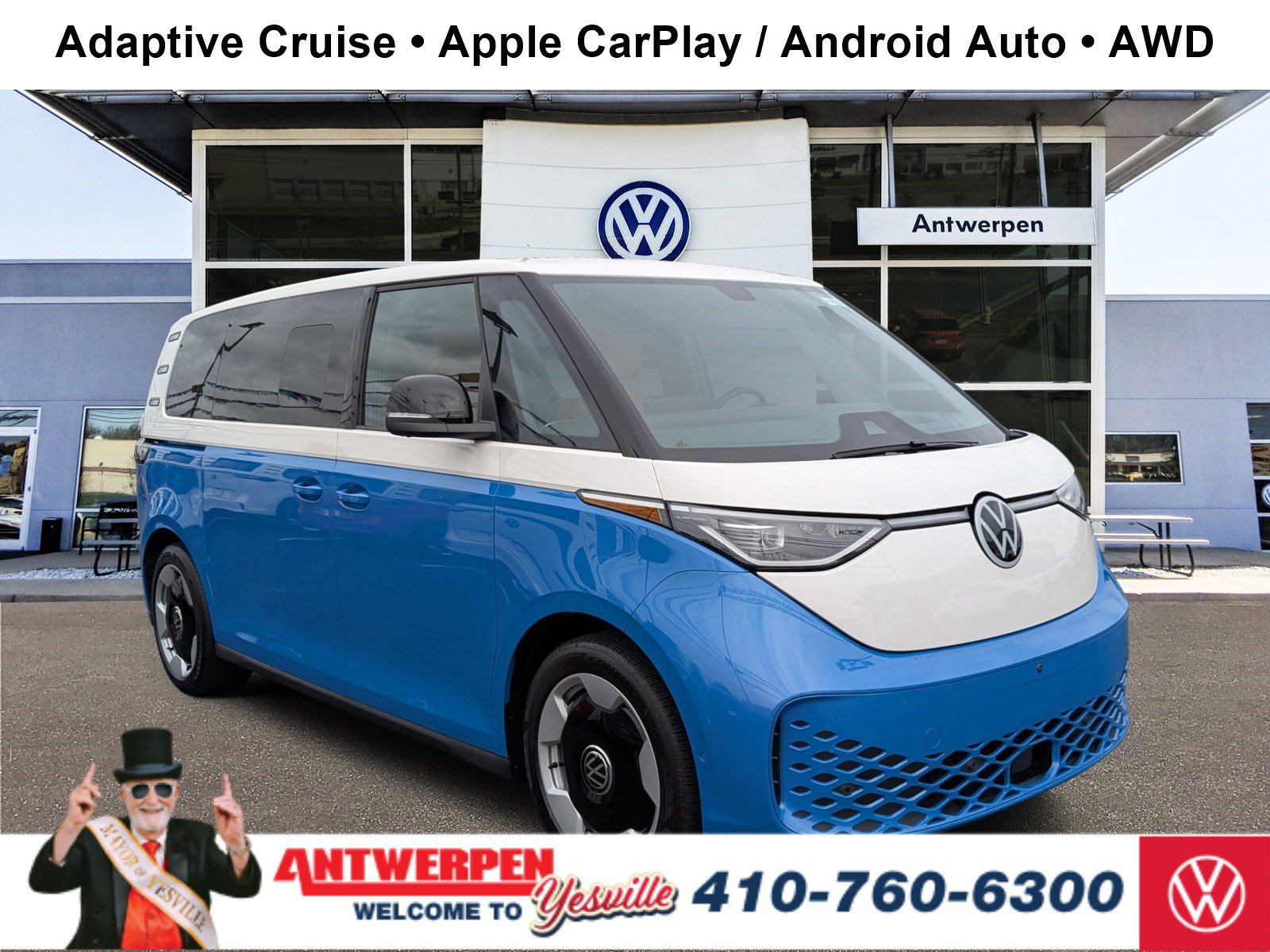 Used 2025 Volkswagen ID. Buzz Pro S Plus w/ Cupholders Package