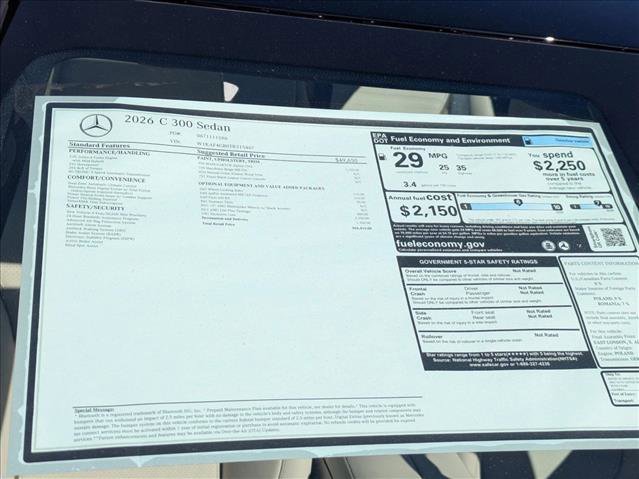 New 2026 Mercedes-Benz C 300 Sedan image 19