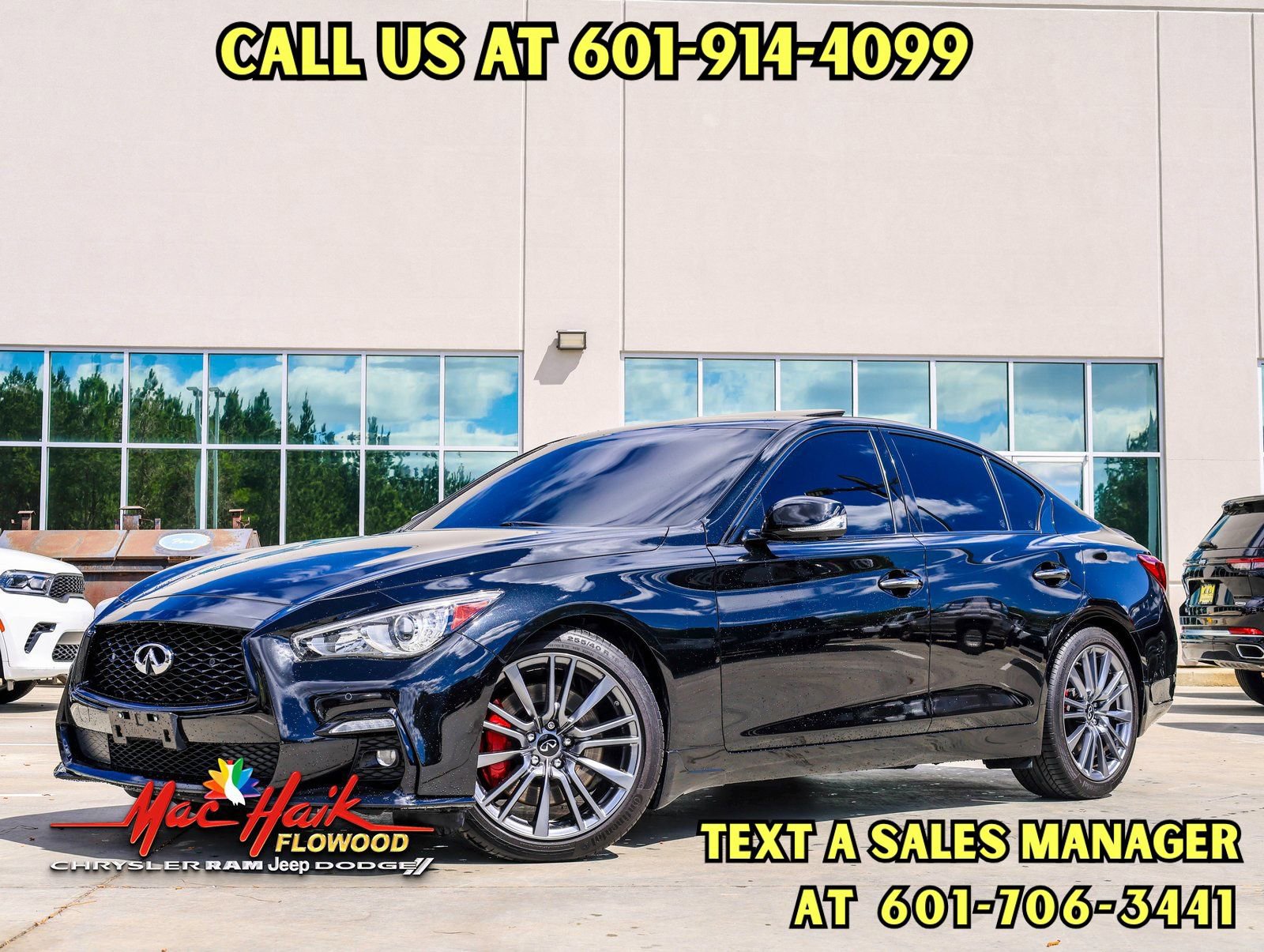 Used 2022 INFINITI Q50 Red Sport 400 w/ All Weather Package