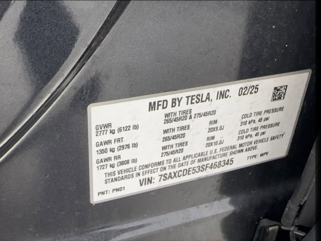 Used 2025 Tesla Model X AWD/4WD image 52