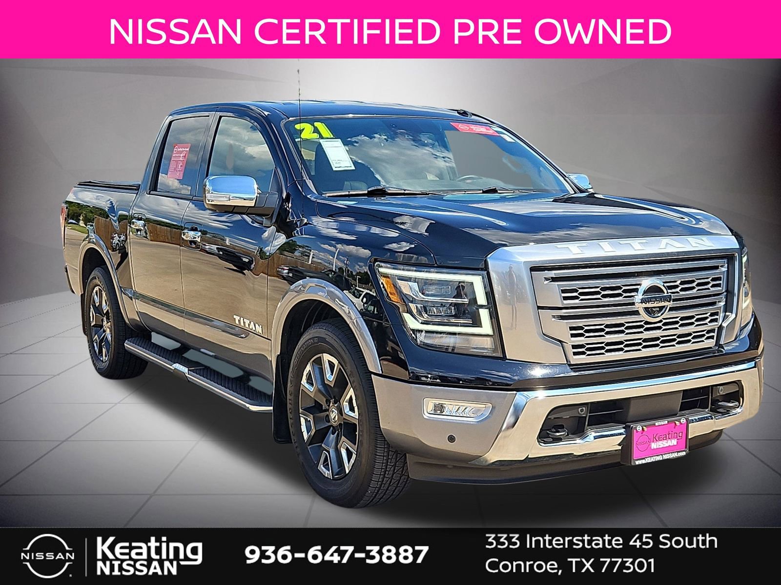 Certified 2021 Nissan Titan Platinum Reserve