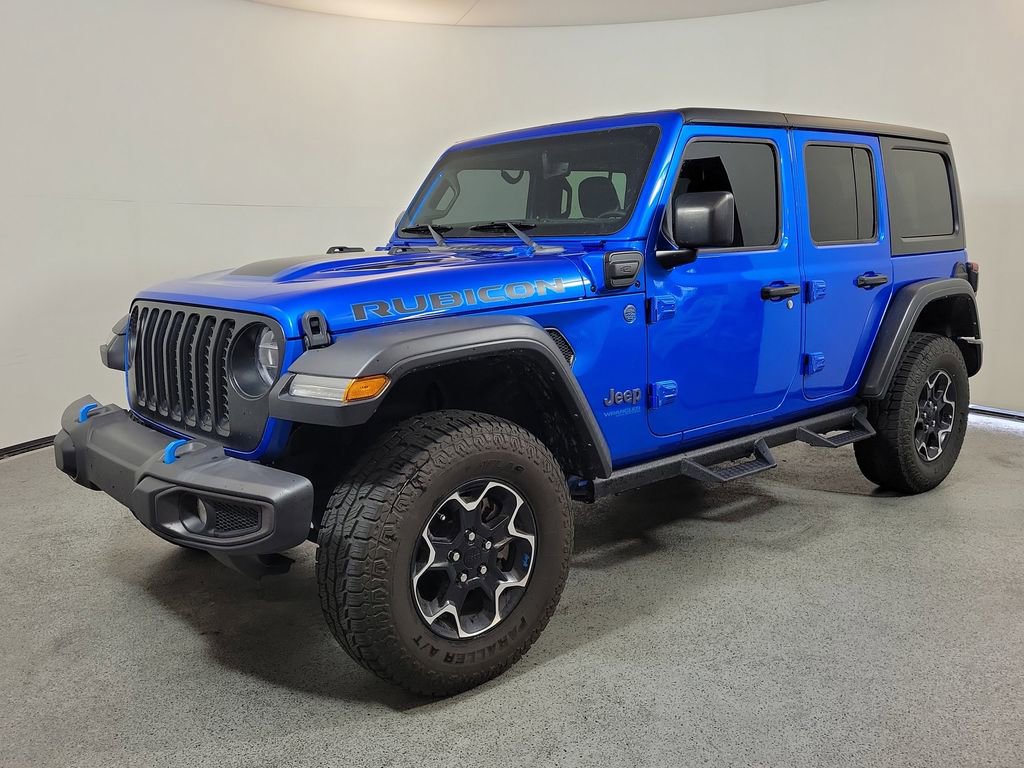 Used 2022 Jeep Wrangler Unlimited Rubicon 4xe w/ Cold Weather Group AWD/4WD image 3