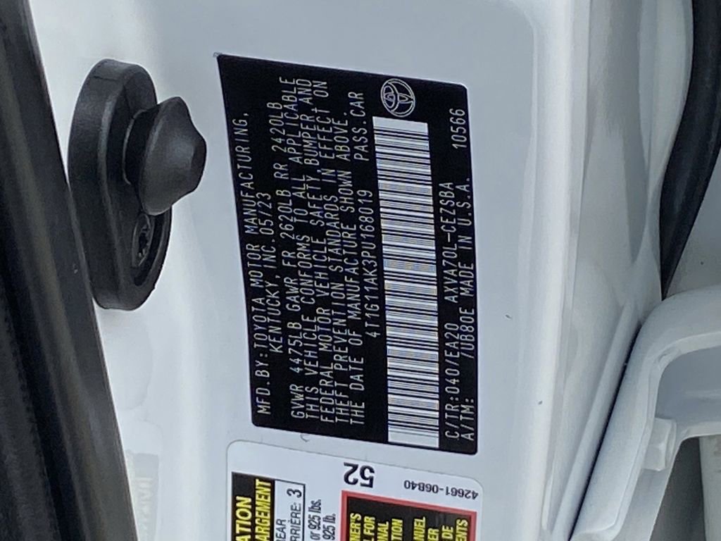 Certified 2023 Toyota Camry SE FWD image 36