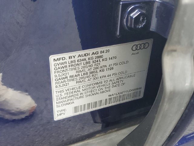 Used 2020 Audi Q7 3.0T Premium Plus w/ Premium Plus Package AWD/4WD image 32
