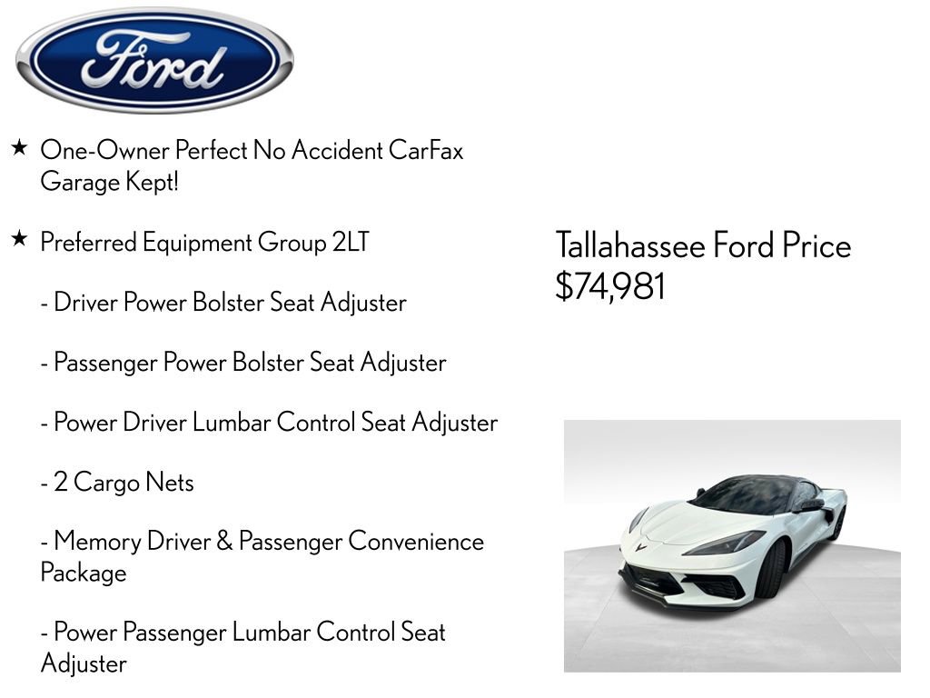 Used 2024 Chevrolet Corvette Stingray Preferred Cpe w/ Z51 Performance Package image 4