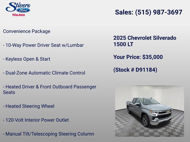Used 2025 Chevrolet Silverado 1500 LT AWD/4WD image 8