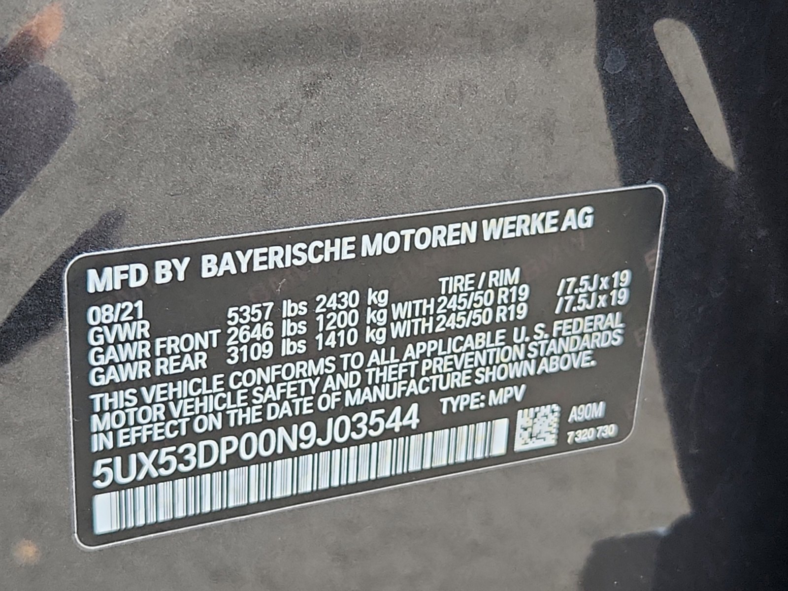 Used 2022 BMW X3 xDrive30i w/ Premium Package image 25