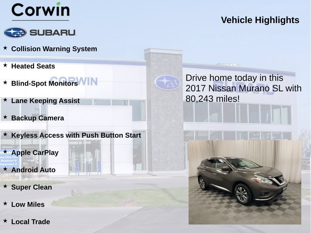 Used 2017 Nissan Murano SL AWD/4WD image 6