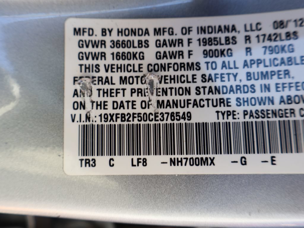 Used 2012 Honda Civic LX image 14