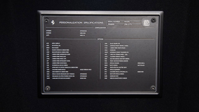 Certified 2023 Ferrari 296 GTS image 53
