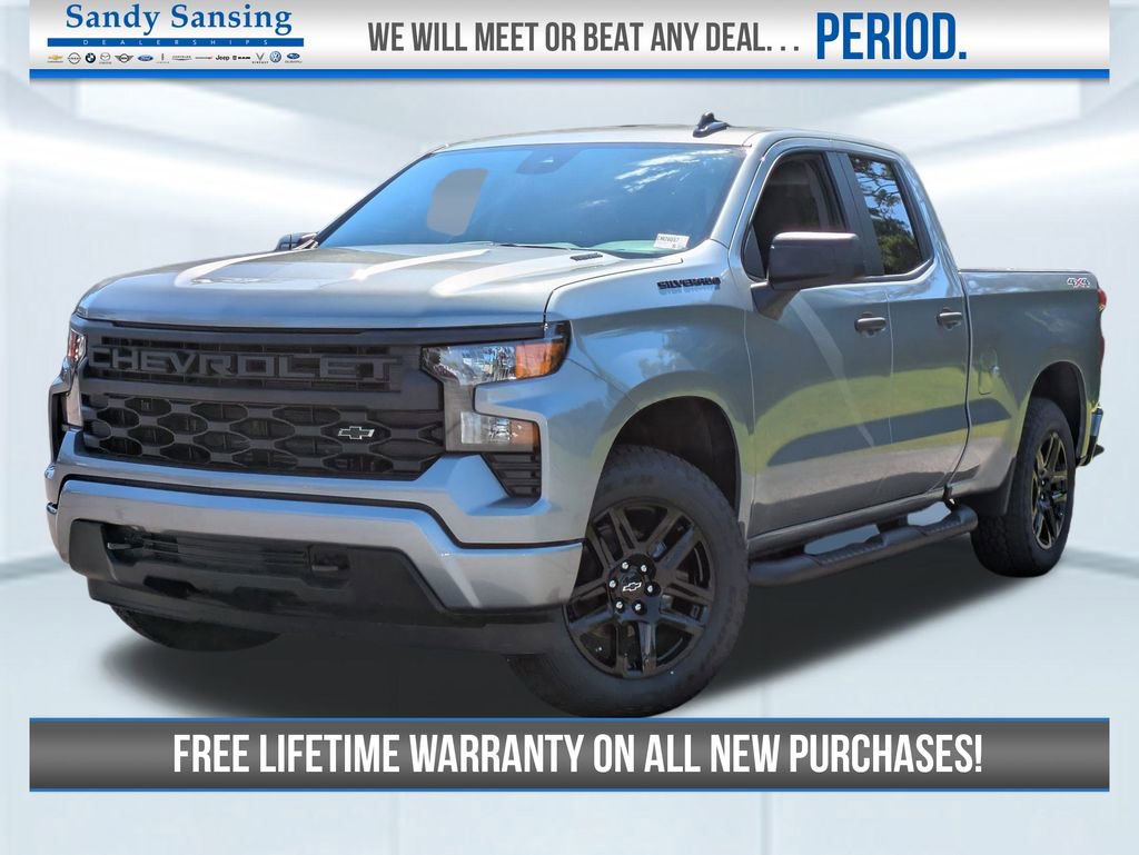 New 2026 Chevrolet Silverado 1500 Custom w/ Turbomax Blackout Package image 1