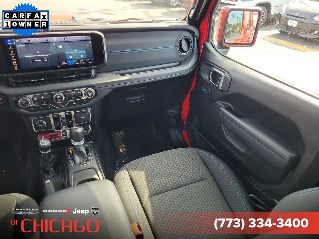 Certified 2025 Jeep Wrangler Unlimited Rubicon 4xe w/ Convenience Group AWD/4WD image 13