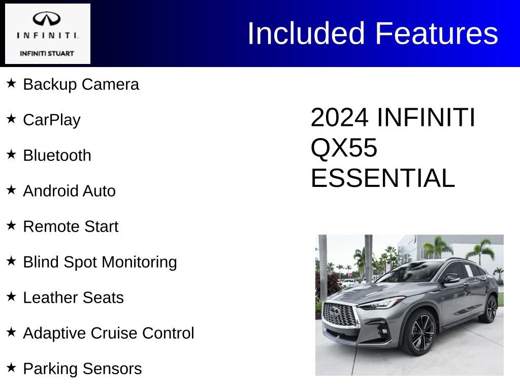 Certified 2024 INFINITI QX55 Essential AWD/4WD image 3