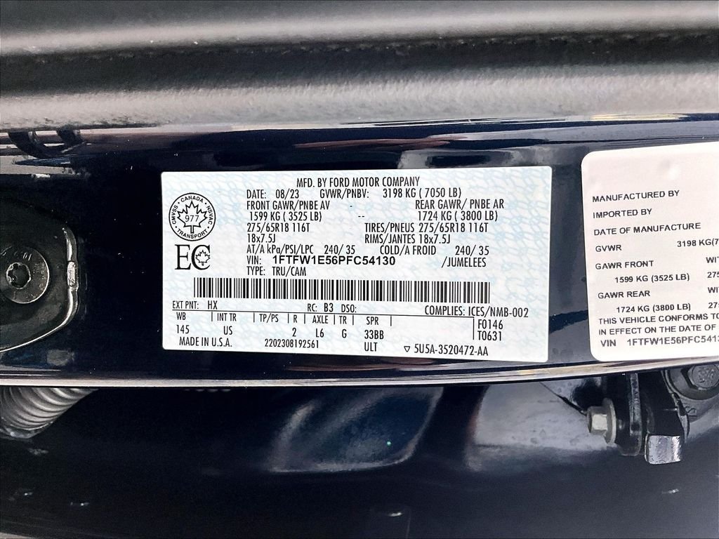 Used 2023 Ford F150 XLT w/ Equipment Group 302A High AWD/4WD image 36