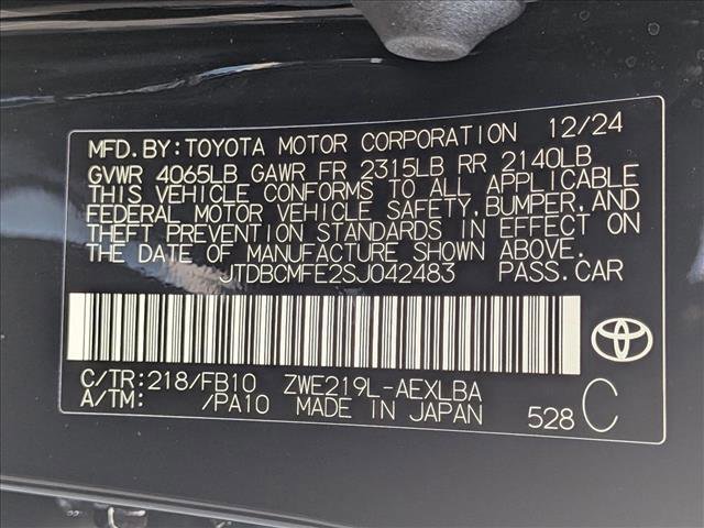 Used 2025 Toyota Corolla LE w/ LE Premium Package FWD image 24
