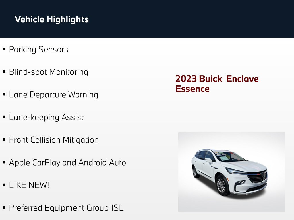 Used 2023 Buick Enclave Essence FWD image 70