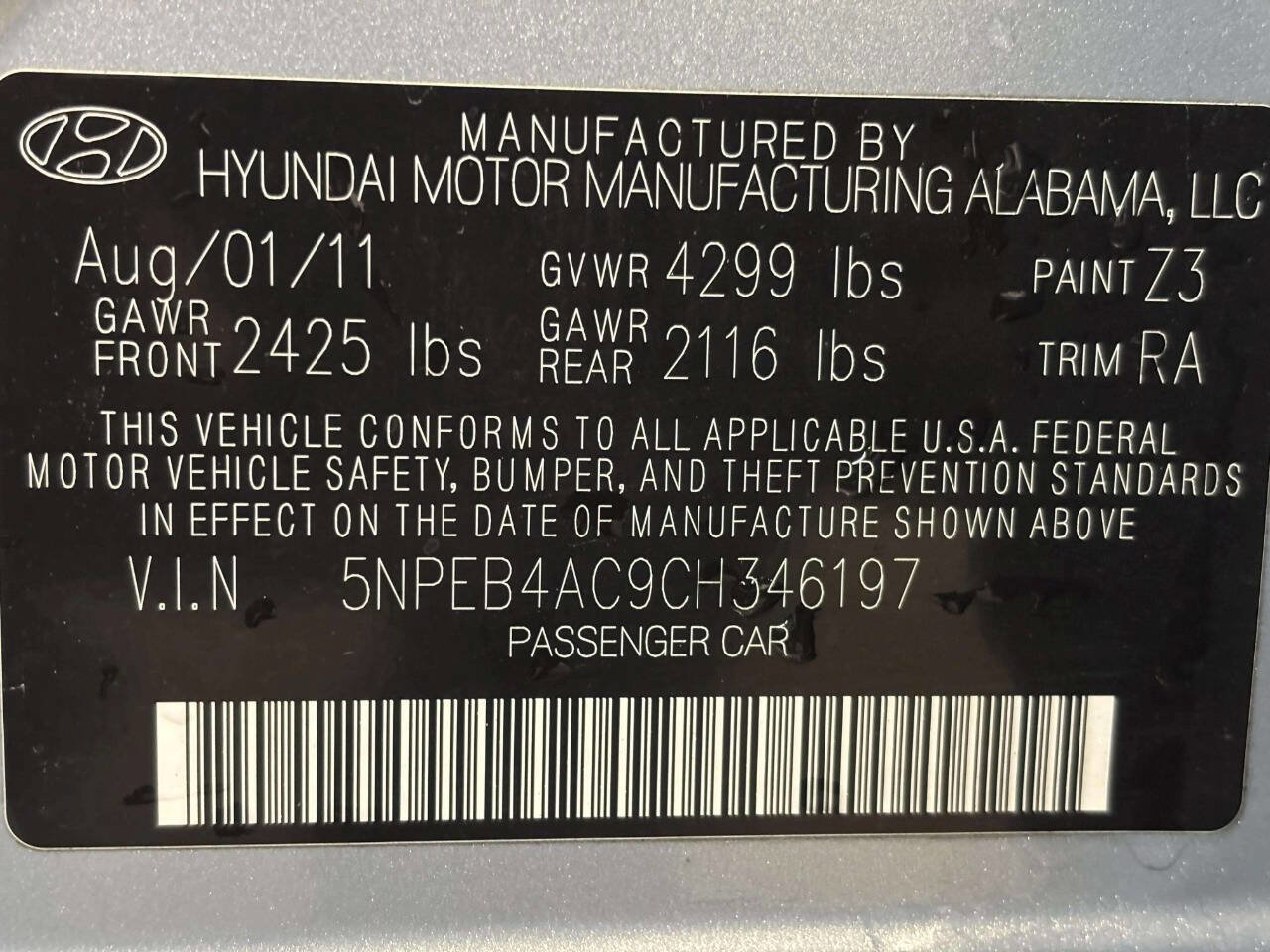 Used 2012 Hyundai Sonata GLS FWD image 33