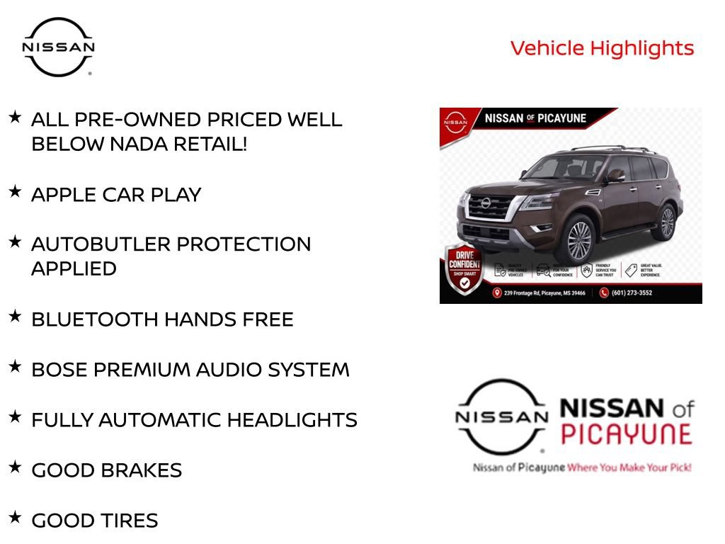 Used 2022 Nissan Armada SL RWD image 12