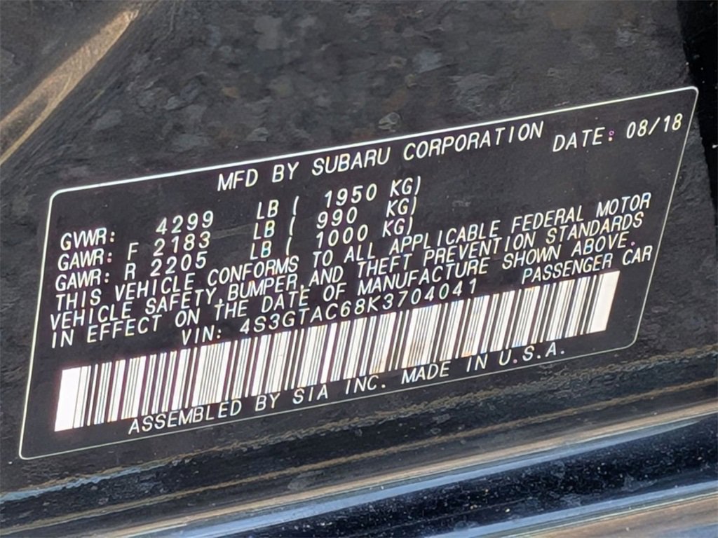 Used 2019 Subaru Impreza 2.0i Premium w/ Popular Package #2 image 30