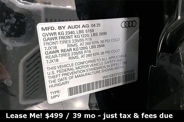 Used 2025 Audi Q3 2.0T Premium w/ Convenience Package image 33