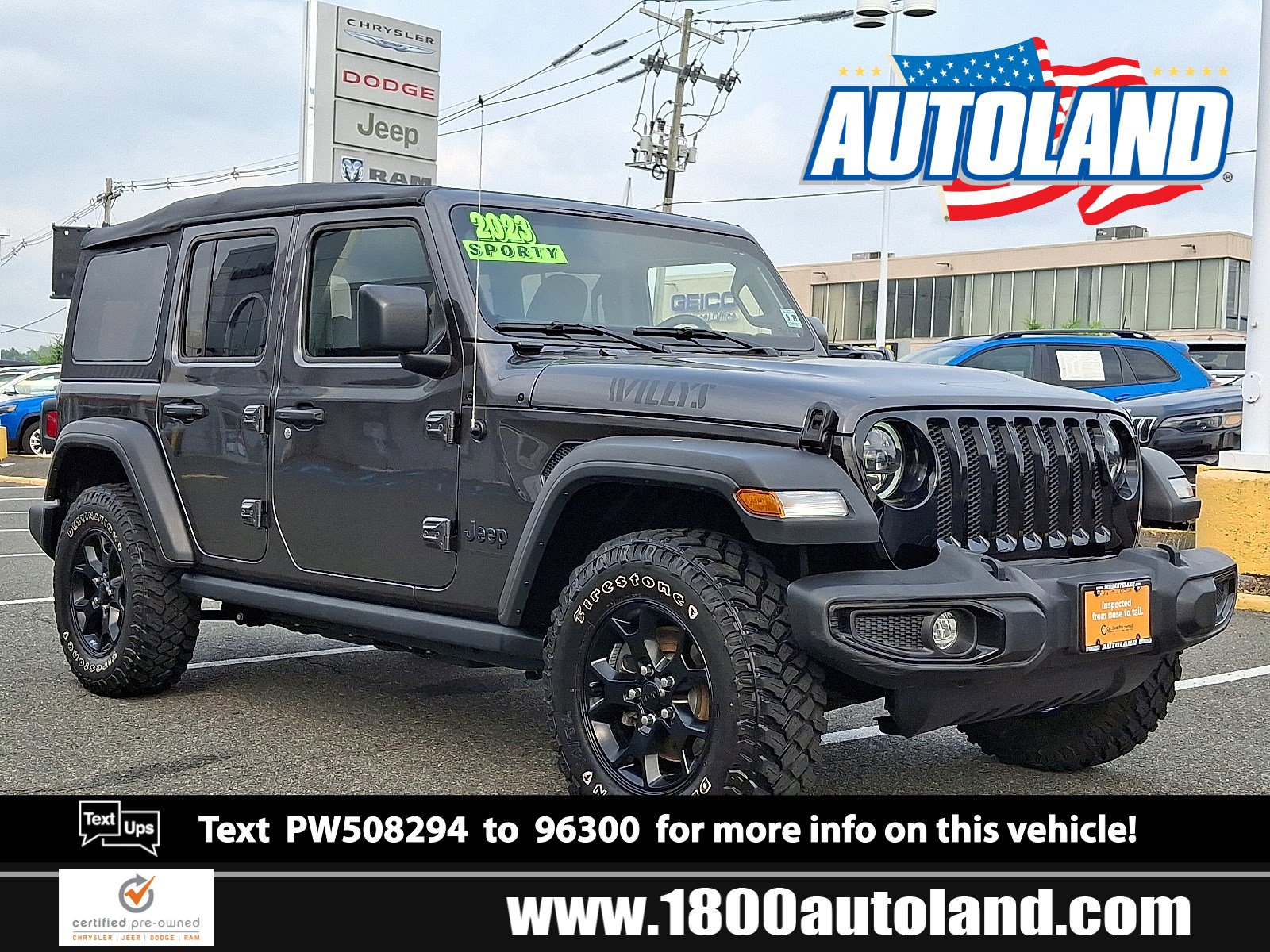 Used 2023 Jeep Wrangler Willys