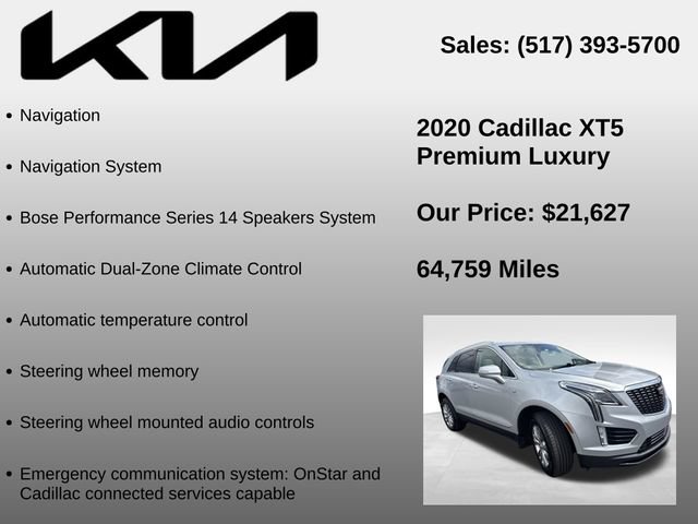 Used 2020 Cadillac XT5 Premium Luxury FWD image 15