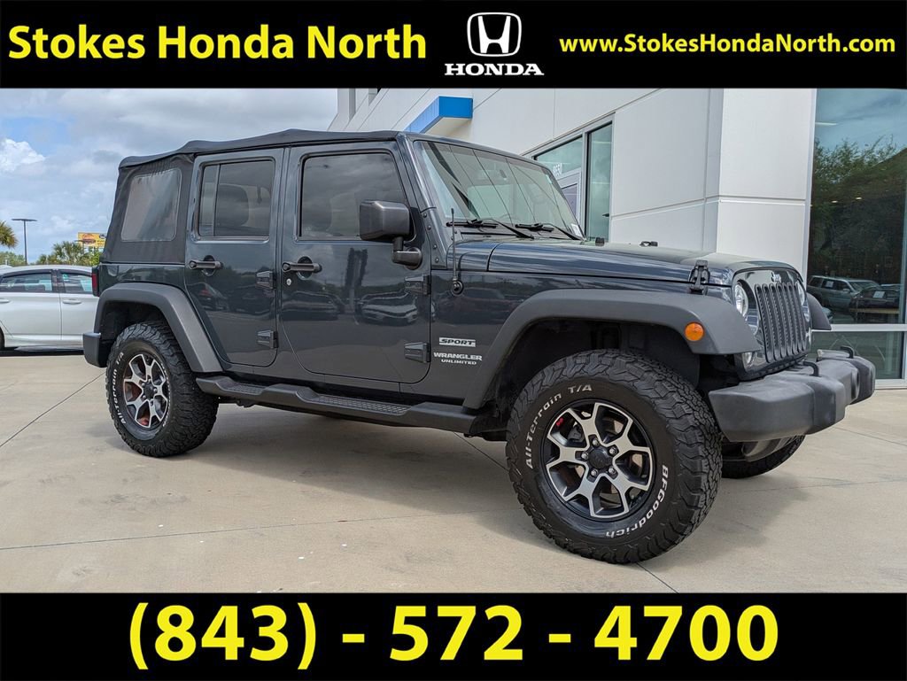 Used 2017 Jeep Wrangler Unlimited Sport w/ Quick Order Package 24S image 2