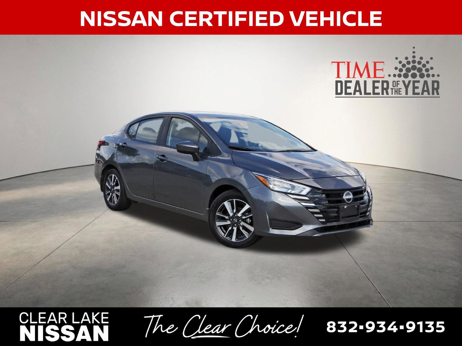 Certified 2025 Nissan Versa SV w/ Trunk Package
