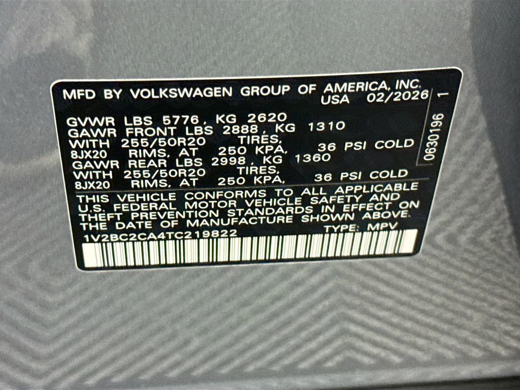 New 2026 Volkswagen Atlas Cross Sport SEL image 34