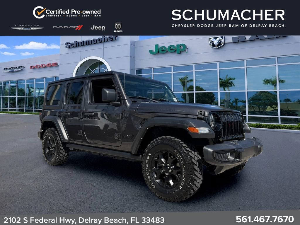 Certified 2022 Jeep Wrangler Unlimited Sport