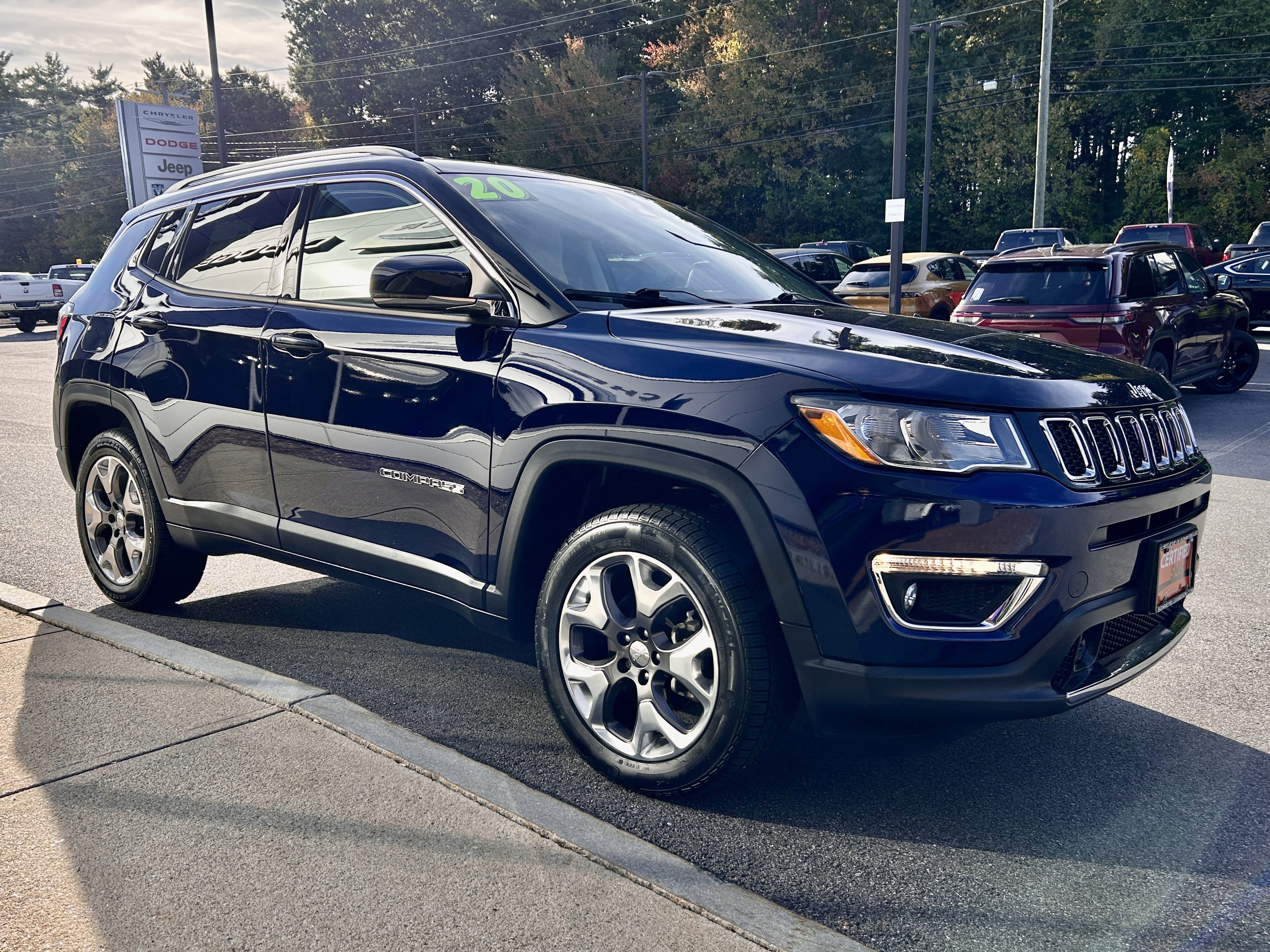 Certified 2020 Jeep Compass Limited w/ Advanced Safety Group AWD/4WD image 16