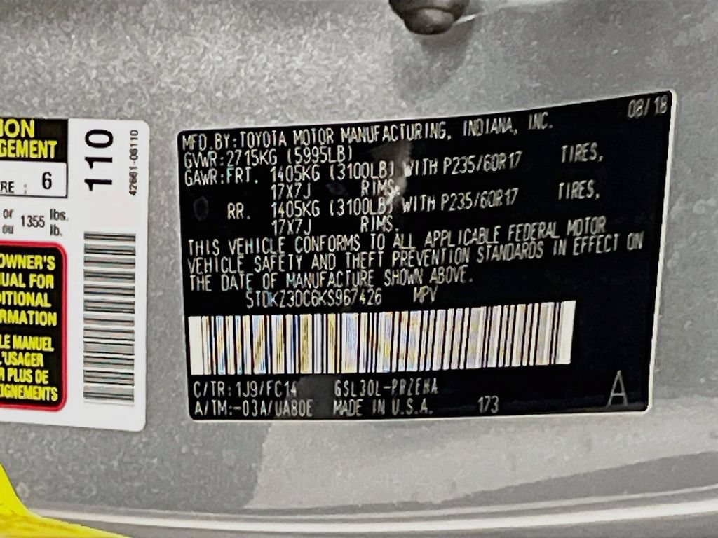 Used 2019 Toyota Sienna LE FWD image 31