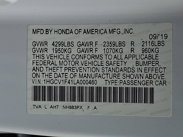 Used 2020 Honda Accord EX image 26