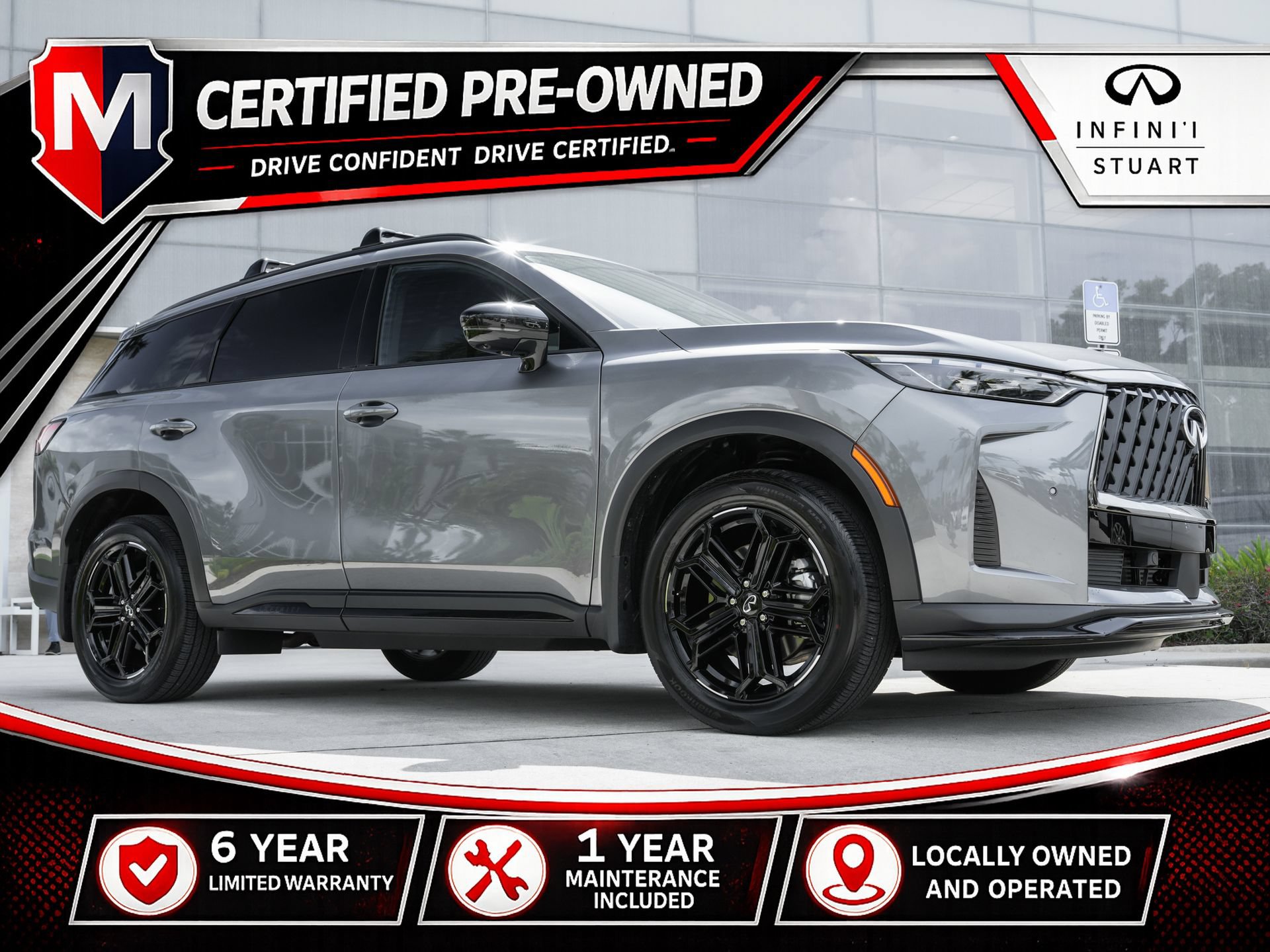 Certified 2026 INFINITI QX60 Sport w/ Dark Cargo Package