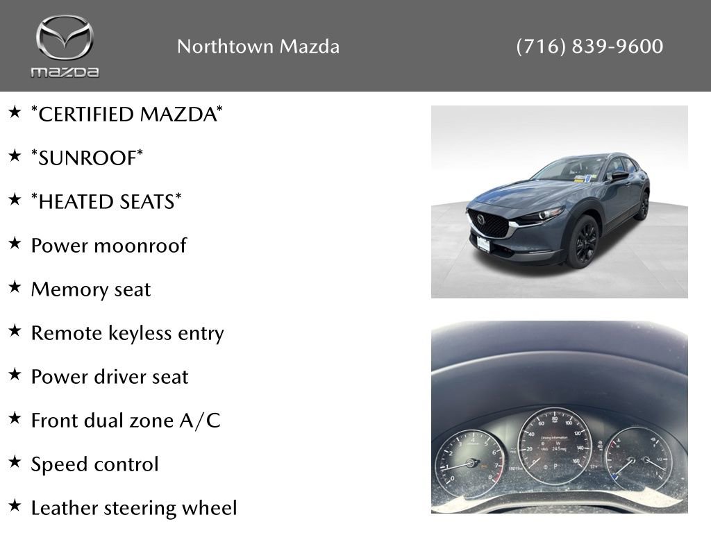 Certified 2023 MAZDA CX-30 AWD 2.5 S w/ Preferred Package image 10