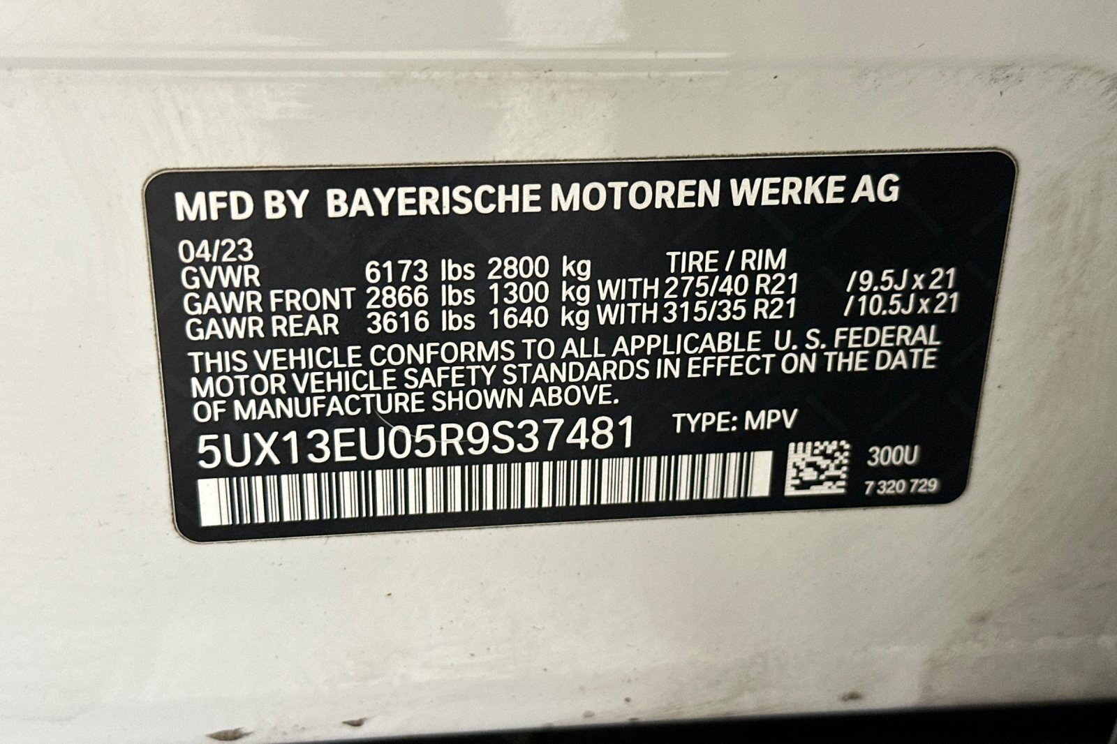 Certified 2024 BMW X5 sDrive40i w/ Parking Assistance Package RWD image 28