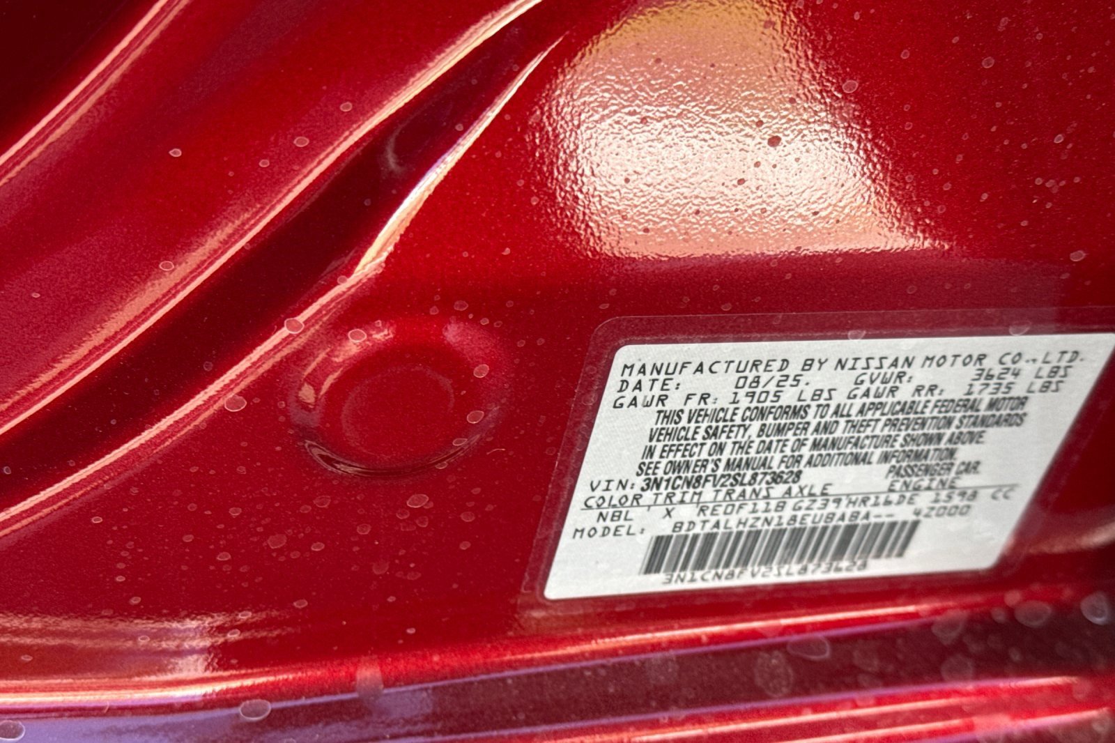 Used 2025 Nissan Versa SR w/ Trunk Package image 23