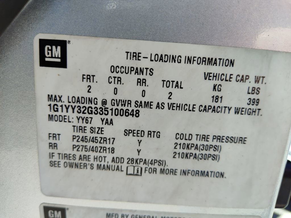 Used 2003 Chevrolet Corvette Convertible w/ Preferred Equipment Group1 image 33