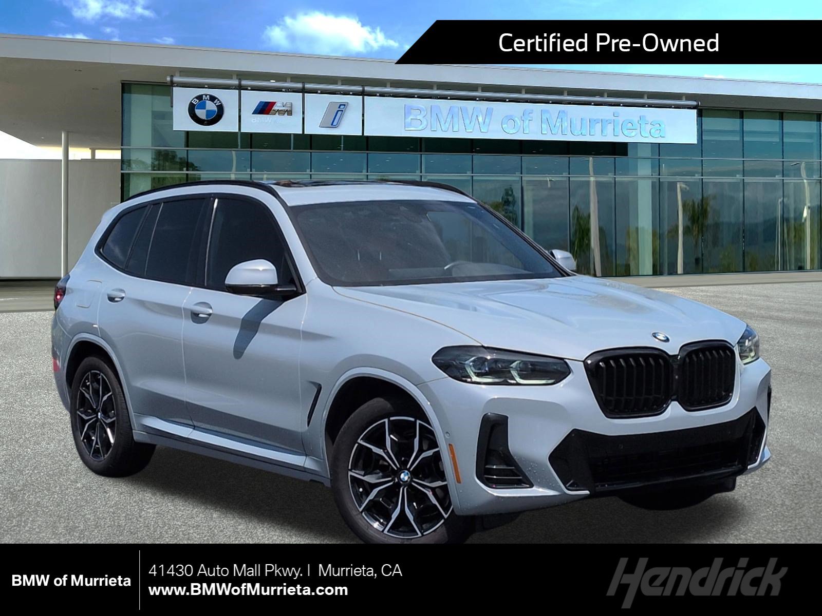 Certified 2023 BMW X3 sDrive30i w/ M Sport Package