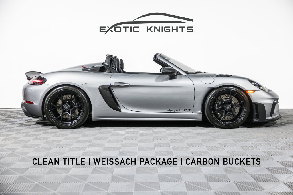 Used 2025 Porsche 718 Boxster Spyder RS w/ Weissach Package