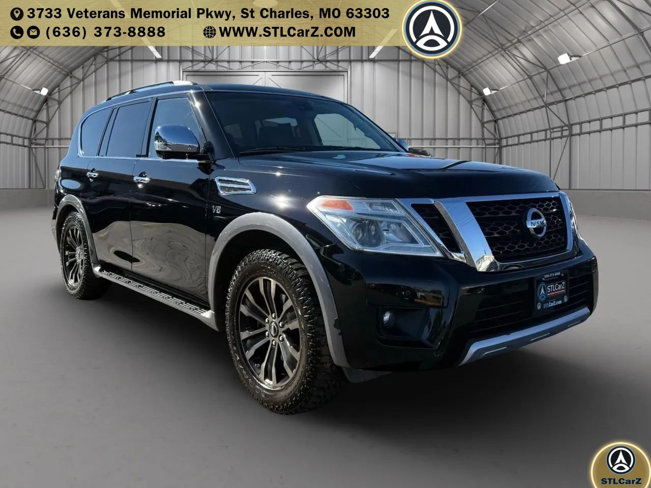 Used 2017 Nissan Armada Platinum w/ Interior Lighting Package RWD image 1